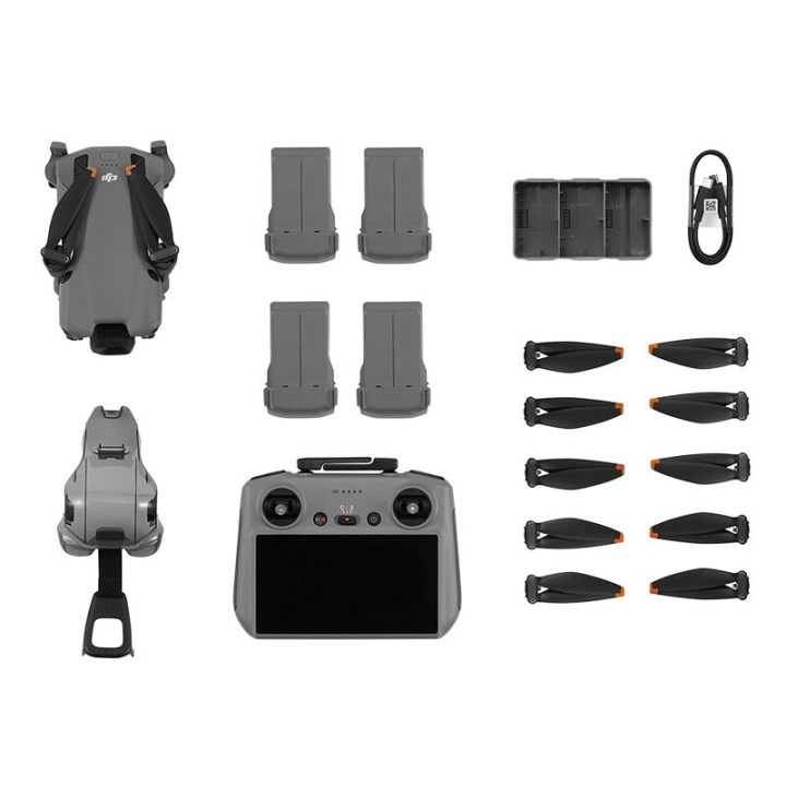 DJI Mini 5 Pro Multi-Battery Bundle Drone, 4K 120FPS Camera, 50 MP, час польоту до 36 хв, дальність до 10 км, виявлення перешкод, 42 GB, DJI RC 2, 4 Batteries