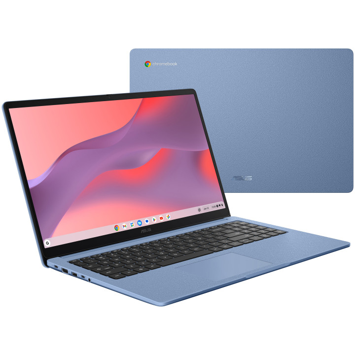 Ноутбук ASUS Chromebook CX15 CX1505 CX1505CTA-S70220 15,6" WUXGA IPS/Intel N150/RAM 8GB/eMMC 128GB/Blue/ChromeOS/2OS (90NX0923-M007A0)