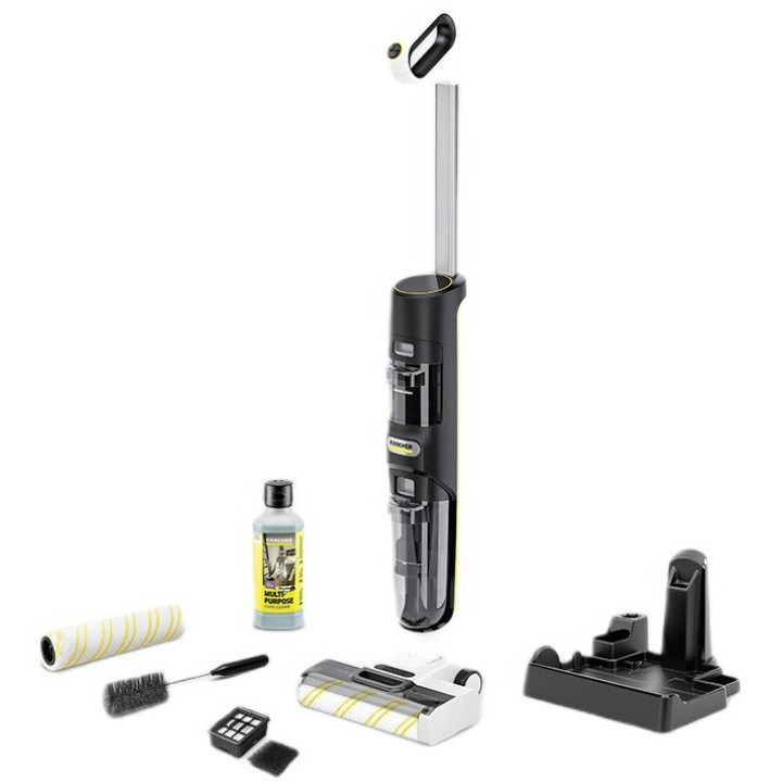 Пилосос зі шваброю Karcher FCV 4 EXTRA+ EU 1.056-134.0 (електричне активне прибирання), розділення чистої та брудної води