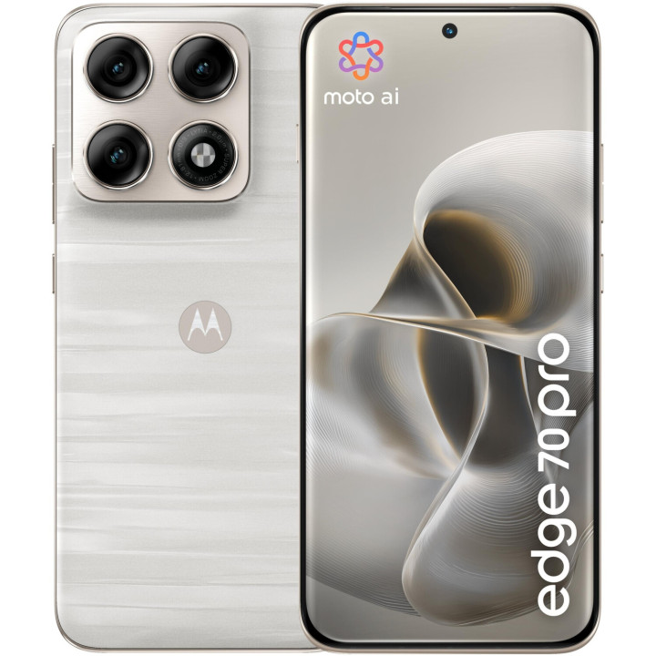 Смартфон Motorola Edge 70 Pro 12/512GB PANTONE Lily White (PBC20090SE)