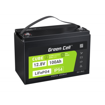 Акумулятор Green Cell LiFePO4 CUBE 100Ah 12.8V BSM (LFPGC12V100AH)
