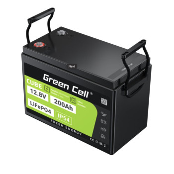 Акумулятор Green Cell LiFePO4 CUBE 200Ah 12.8V BSM (LFPGC12V200AH)