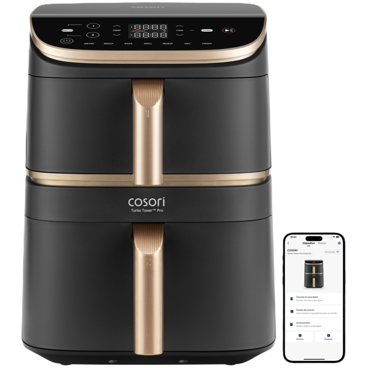 Мультипіч COSORI CAF-DC123S-DEUR Turbo Tower Pro Smart Wi-Fi 10.8L