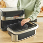 Мультипіч Tefal EY922DE0 Flex Dual Easy Fry 9 л, дві зони приготування, Flex Cook, Silver