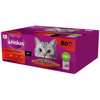 Корм для котів WHISKAS Суміш смаків (80 x 85 г)
