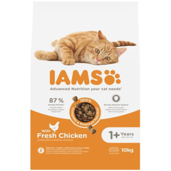 Корм для котів IAMS For Vitality Adult Курка 10 кг