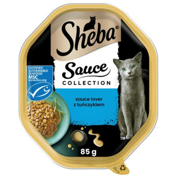 Корм для котів Sheba Sauce Collection тунець в соусі 85 г