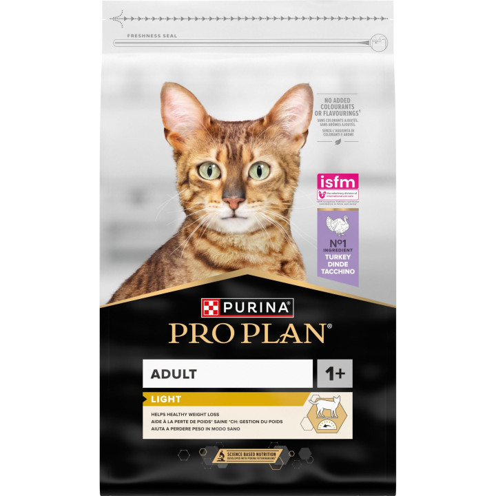 Корм для котів Purina Pro Plan LIGHT Індик 10 кг