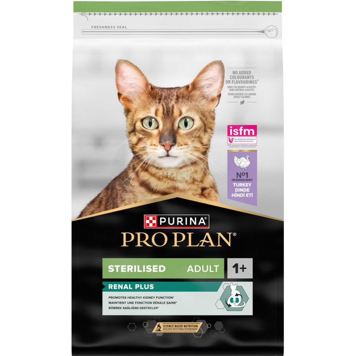 Корм для котів Purina Pro Plan Sterilised Renal Plus 10 кг