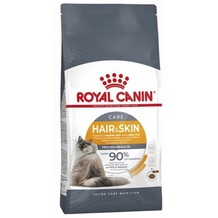 Корм для котів ROYAL CANIN FCN Hair&Skin Care 10 кг