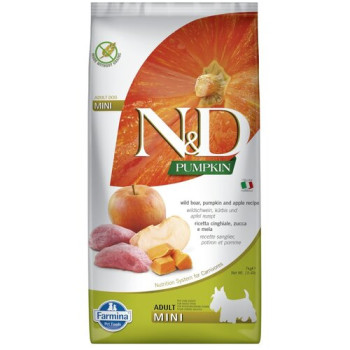 Корм для собак Farmina N&D Pumpkin дика з гарбуз та яблуко 7 кг