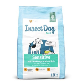 Корм для собак GREEN PETFOOD InsectDog Sensitive білкові комахи з рисом 10 кг