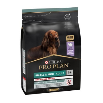 Корм для собак Purina Pro Plan Sensitive Digestion grain Free Small & Mini Adult індичка 2.5 кг