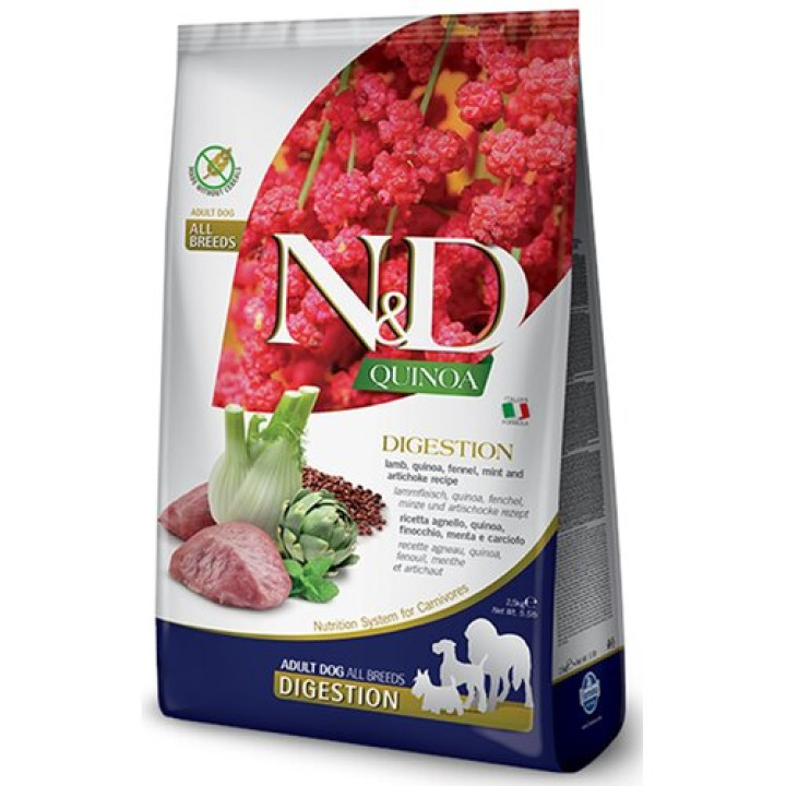 Корм для собак Farmina N&D Quinoa Digestion Lamb & Fennel 2.5 кг