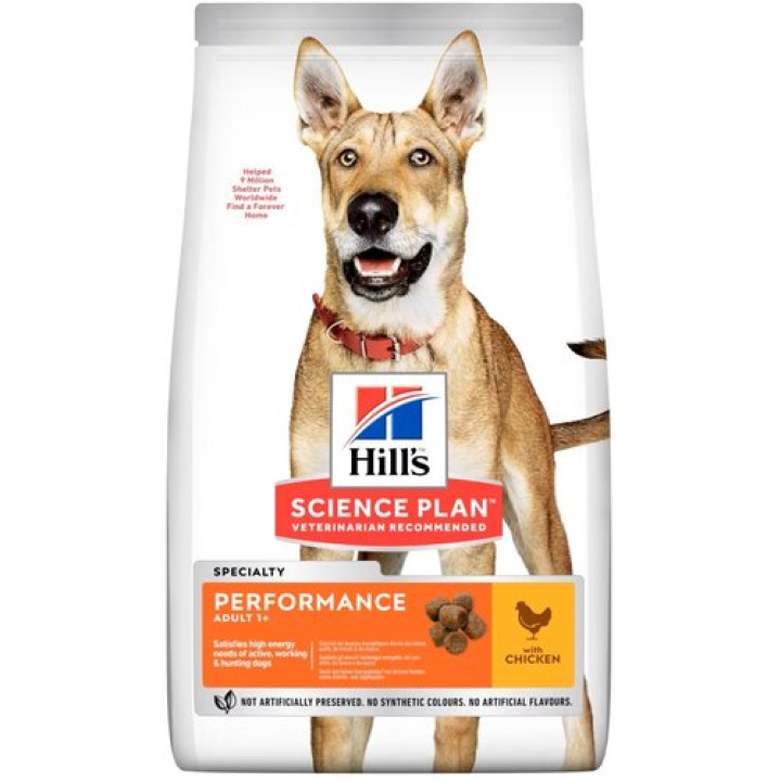 Корм для собак Hill's Science Plan Adult Performance курка 14 кг
