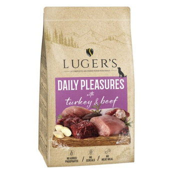Корм для собак сухий Luger's Daily Pleasures індичка та яловичина 9 кг