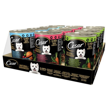 Корм для собак Cesar Natural гoodness Mix смаків (12 x 400 г)