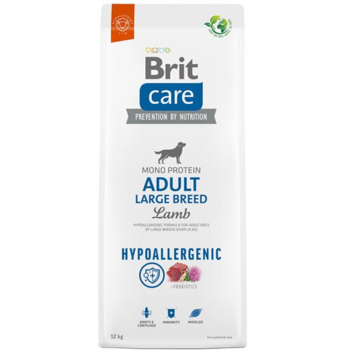 Корм для собак Brit Care Hypoallergenic ягнятина 12 кг
