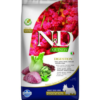 Корм для собак Farmina N&D Quinoa Dog Digestion Adult Mini ягнятина 2.5 кг