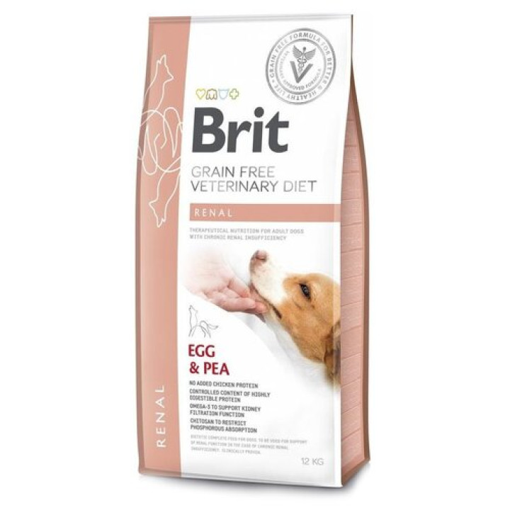 Корм для собак Brit grain Free Veterinary Diets Dog Renal 12 кг