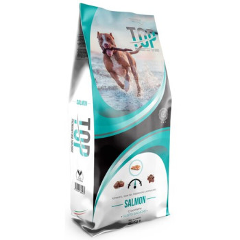 Корм для собак TOP PREMIUM FOOD FOR DOGS лосось M/L 20 кг