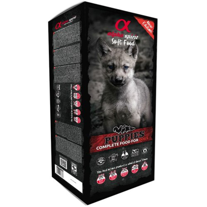 Корм для собак ALPHA SPIRIT Puppies індичка з риба (45 x 210 г)