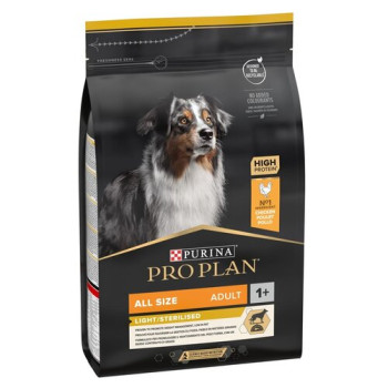 Корм для собак Purina Pro Plan All Size Adult Light Sterilised курка 3 кг