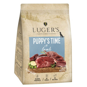 Корм для собак сухий Luger's Puppy's Time ягнятина з тріска 3 кг
