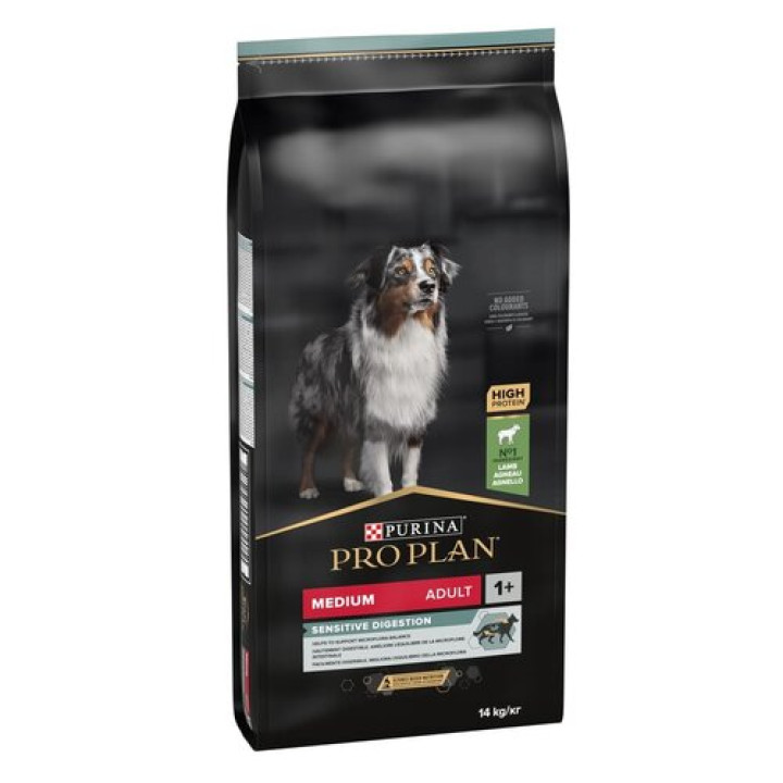 Корм для собак Purina Pro Plan Medium Sensitive Digestion ягнятина 3 кг