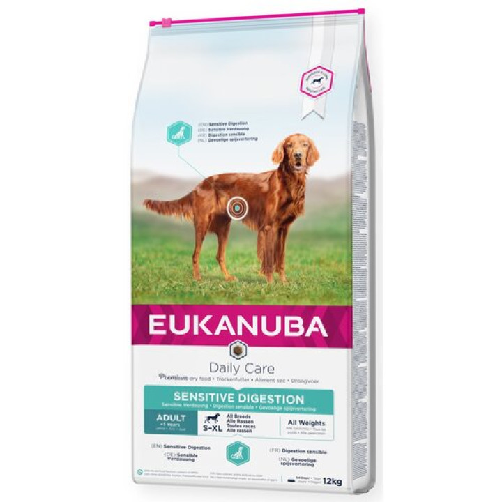 Корм для собак Eukanuba Daily Care Sensitive Digestion курка 12 кг