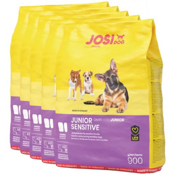 Корм для собак JOSIDOG Junior Sensitive птиця 5 x 900 г