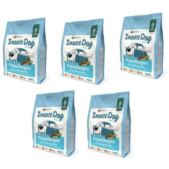 Корм для собак GREEN PETFOOD InsectDog Hypoallergen комахи 5 x 900 г