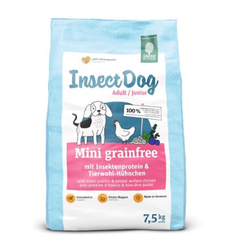 Корм для собак GREEN PETFOOD InsectDog Mini grainfree курка 7.5 кг
