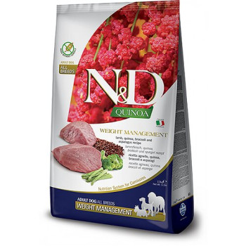 Корм для собак Farmina N&D Quinoa Weight Management ягнятина 2.5 кг