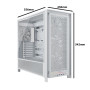 Корпус Corsair Frame 5000D RS White ((CC9011308WW))
