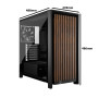 Корпус Corsair Frame 4000D RS Wood Black Walnut (CC-9011340-WW)