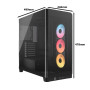 Корпус Corsair Frame 4500X ARGB Black (CC-9011314-WW)