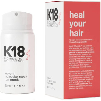 Маска для волосся без змивання K18 Hair Mask Vegan 50мл