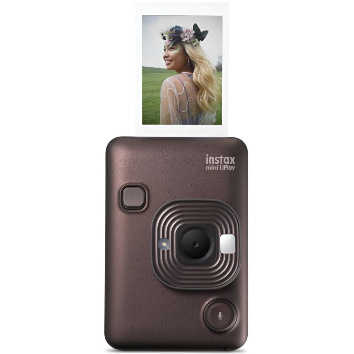 Фотокамера миттєвого друку Fujifilm Instax Mini LiPlay Deep Bronze (16835158)