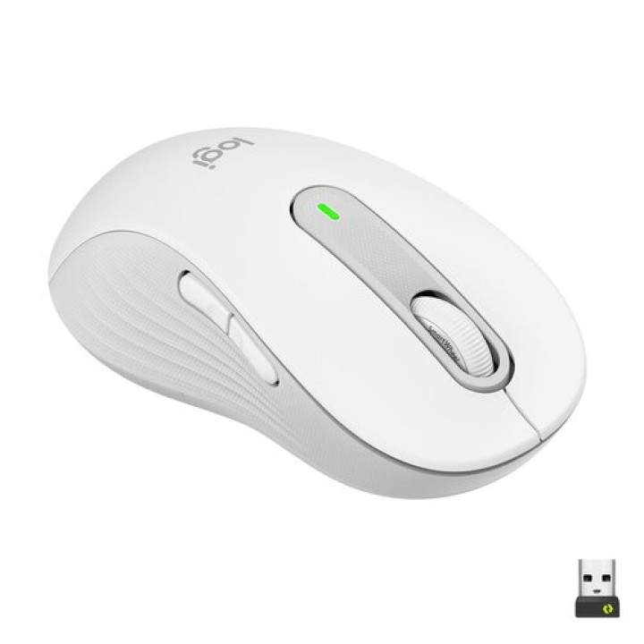 Logitech Signature M650 L Wireless Mouse LEFT Off-White (910-006240)