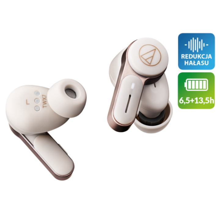 Навушники Audio-Technica ATH-TWX7 Rich White