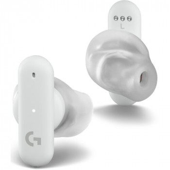 Logitech G FITS True Wireless Gaming Earbuds White (985-001183)