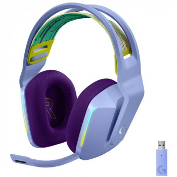 Logitech Lightspeed Wireless RGB Gaming Headset G733 Lilac (981-000890)