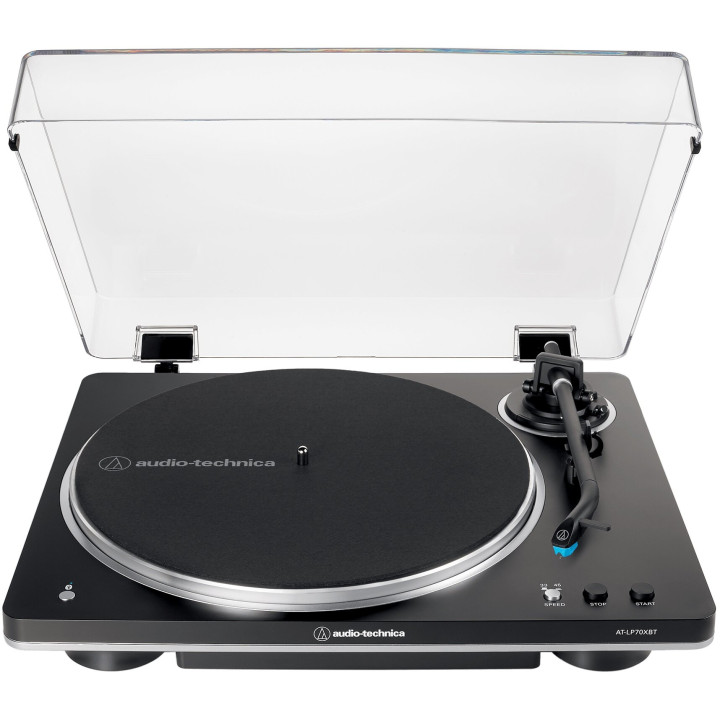 Програвач вінілових дисків Audio-Technica AT-LP70XBT Black-Silver