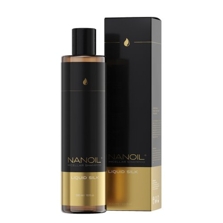 Міцелярний шампунь з шовком Nanoil Liquid Silk Micellar Shampoo 300мл