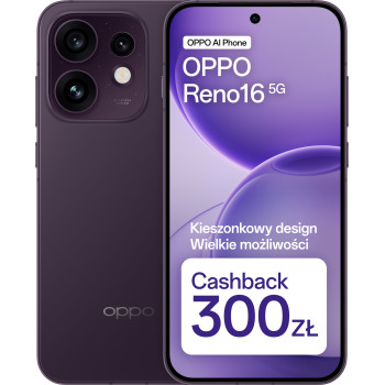 Смартфон Oppo Reno 16 5G 8/512GB 6.32" 120Hz Twilight Violet (CPH2865 DP)