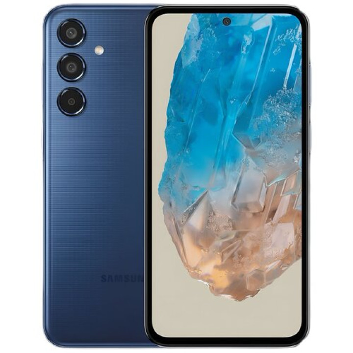 Смартфон Samsung Galaxy M35 5G 6/128GB 6.6" 120Hz Dark Blue (SM-M356BDBBEUE)