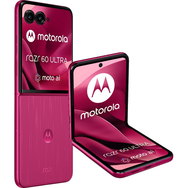 Смартфон Motorola Razr 60 Ultra 5G 16/512GB 7.0" 165Hz Pantone Cabaret (PB8R0076)