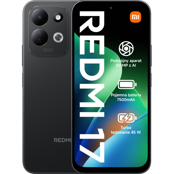Смартфон Xiaomi Redmi 17 4G 4/128GB 6.9" 120Hz Black (82266)