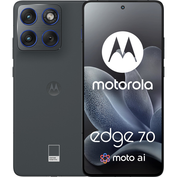 Смартфон Motorola Edge 70 5G 12/512GB 6.67" 120Hz Gadget Gray (PBA50002PL)